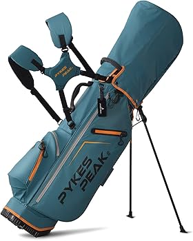 Amazon | PYKES PEAK キャディーバッグ スタンド【軽量 2.4kg/ 5分割口
